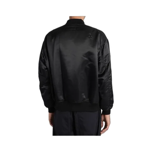 Comme Des GarÇOns Homme Satin Button-Detailed Bomber Jacket