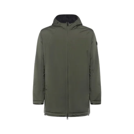Colmar Originals Logo Patch Zip-Up Hooded Coat