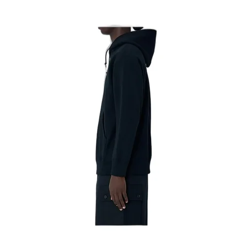Comme Des GarÇOns Homme Logo Embroidered Hooded Sweatshirt