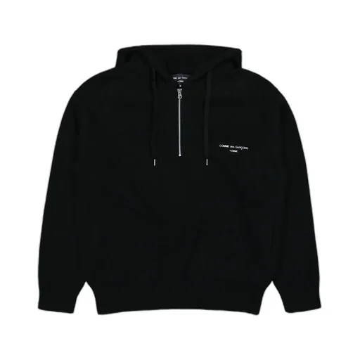 Comme Des GarÇOns Homme Logo-Embroidered Drawstring Hoodie