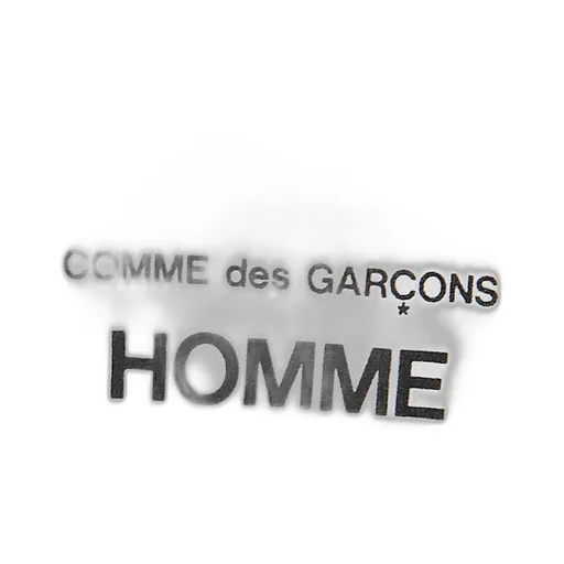 Comme Des GarÇOns Homme Logo Printed Crewneck T-Shirt