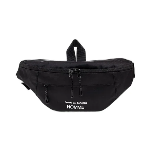 Comme Des Garcons Homme Logo Printed Zipped Crossbody Bag