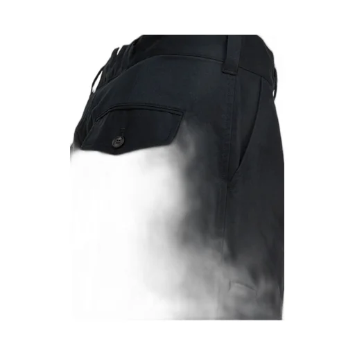 Comme Des GarÇOns Homme Wide Leg Turn-Up Trousers