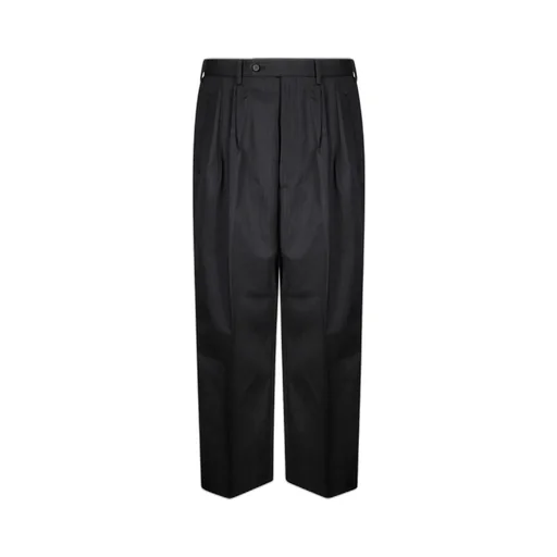 Comme Des GarÇOns Homme Striped Pleated Pants