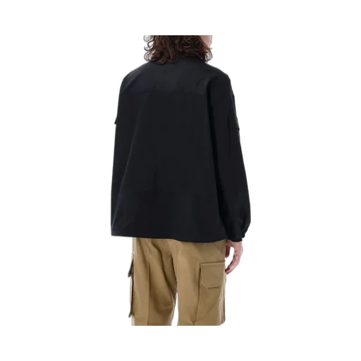 Comme Des GarÇOns Homme Logo Patch High Neck Windbraker