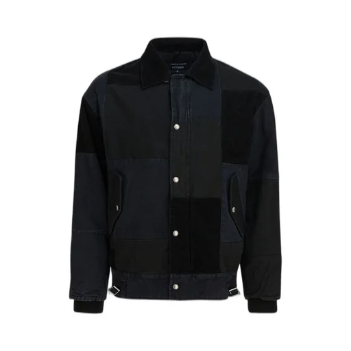Comme Des GarÇOns Homme Tone On Tone Patchwork Jacket