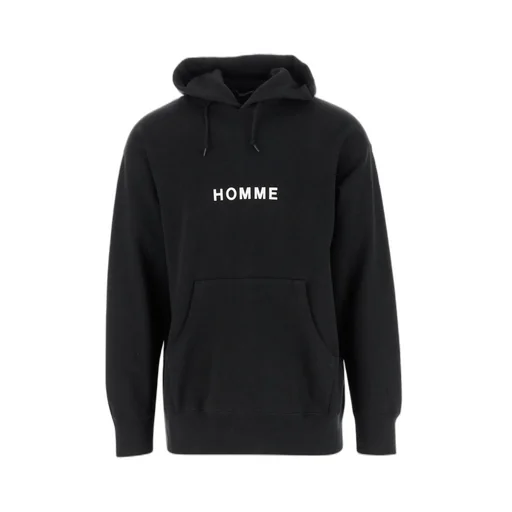 Comme Des GarÇOns Homme Logo-Printed Jersey Hoodie