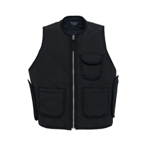 Comme Des GarÇOns Homme Pocket Detailed Zip-Up Vest