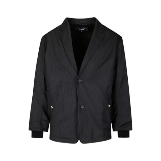 Comme Des GarÇOns Homme Single-Breasted Striped Jacket