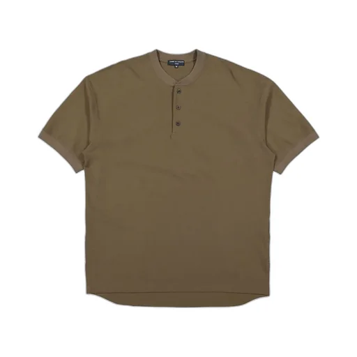 Comme Des GarÇOns Homme Short Sleeve Buttoned T-Shirt