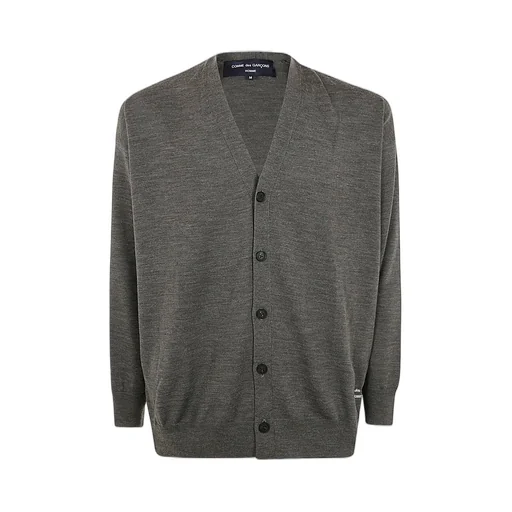 Comme Des GarÇOns Homme Logo Embroidered Cardigan