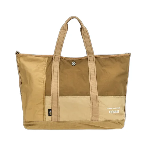 Comme Des GarÇOns Homme Cordura Logo Embroidered Shopping Bag