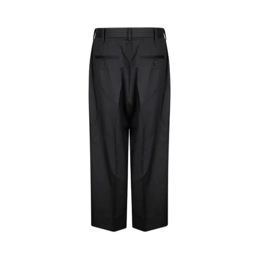 Comme Des GarÇOns Homme Striped Pleated Pants