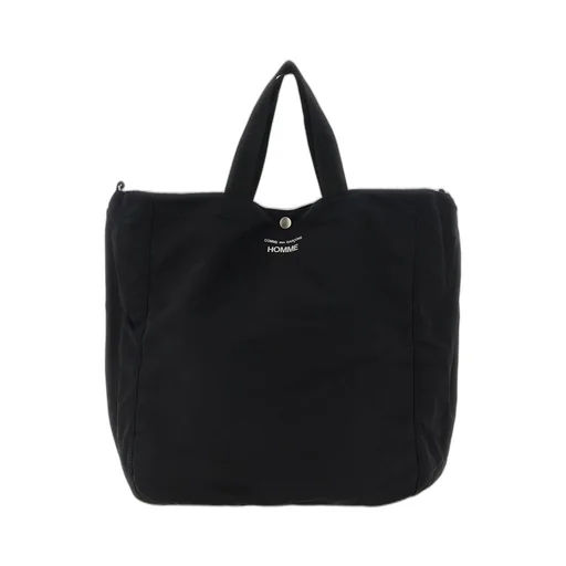 Comme Des GarÇOns Homme Logo Printed Shopping Bag
