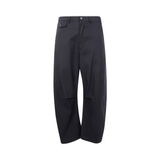 Comme Des GarÇOns Homme Buckled Wide Leg Trousers