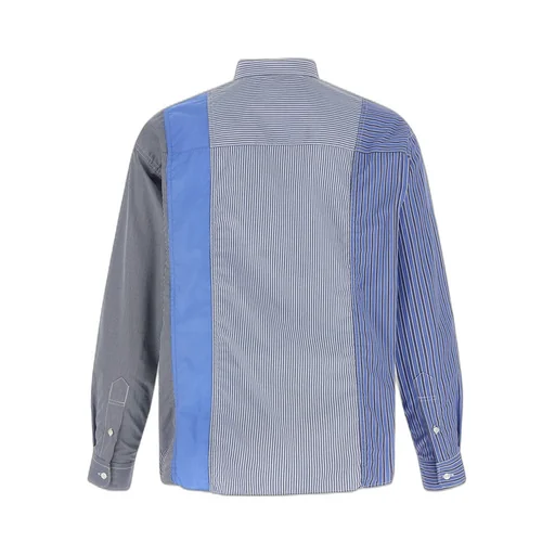 Comme Des GarÇOns Homme Patchwork Striped Shirt