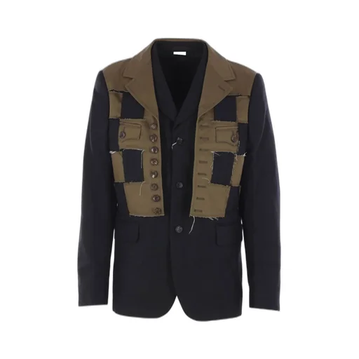 Comme Des GarÇOns Homme Plus Panelled Buttoned Jacket