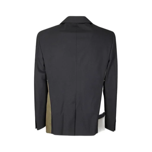 Comme Des GarÇOns Homme Plus Single-Breasted Paneled Blazer