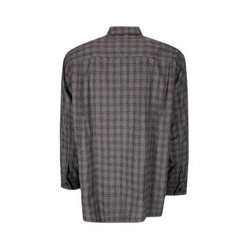 Comme Des GarÇOns Homme Plus Plaid Patterned Buttoned Shirt