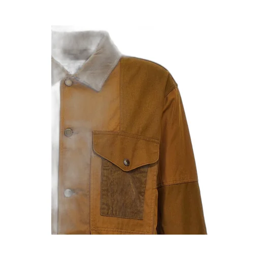 Comme Des GarҪOns Homme Panelled Buttoned Jacket