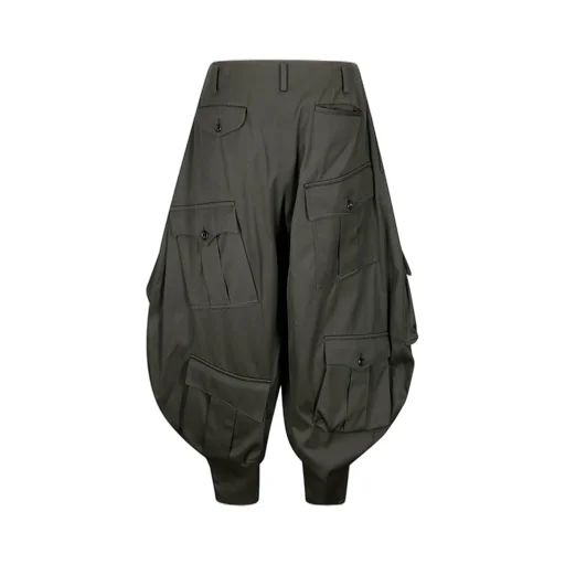 Comme Des GarÇOns Homme Plus Tonal Stitched Buttoned Trousers