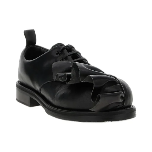 Comme Des GarÇOns Homme Plus Ruched Lace Up Shoes