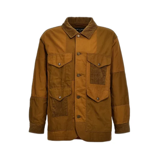 Comme Des GarҪOns Homme Panelled Buttoned Jacket