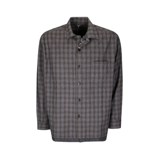 Comme Des GarÇOns Homme Plus Plaid Patterned Buttoned Shirt