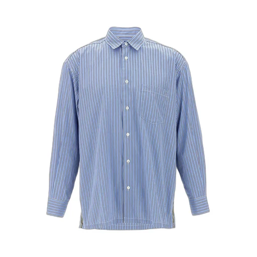 Comme Des GarÇOns Homme Plus Striped Buttoned Shirt