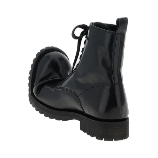 Comme Des GarÇOns Homme Plus X Kids Love Gaite Crushed-Toe Combat Boots