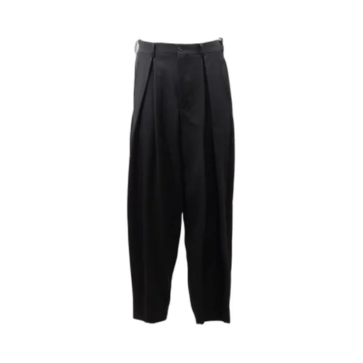 Comme Des GarÇOns Homme Plus Straight Leg Cropped Trousers