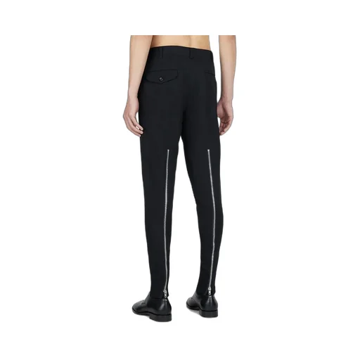 Comme Des GarÇOns Homme Plus Zip Detailed Pants