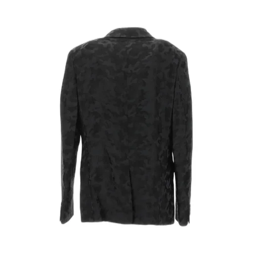 Comme Des GarÇOns Homme Plus Jacquard Single-Breasted Blazer
