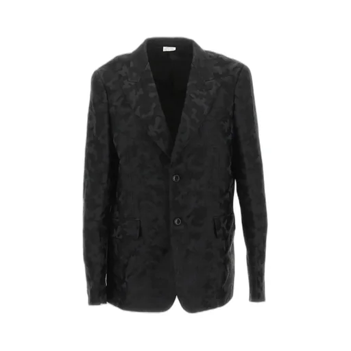 Comme Des GarÇOns Homme Plus Jacquard Single-Breasted Blazer