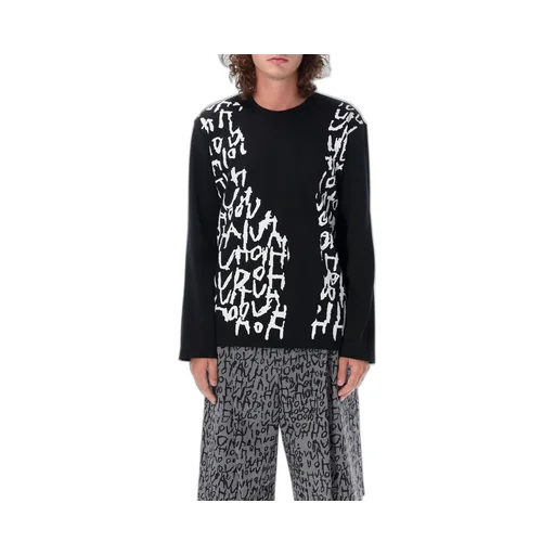 Comme Des GarÇOns Homme Plus Printed Long-Sleeved T-Shirt