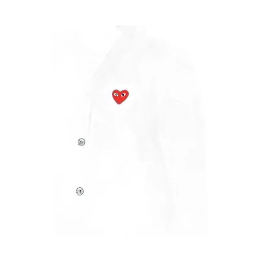 Comme Des GarÇOns Play Iconic Patch Buttoned Cardigan