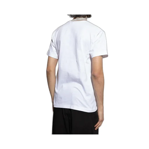 Comme Des GarÇOns Play Logo Printed Embellished T-Shirt