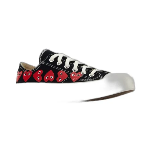 Comme Des GarÇOns Play X Converse Chuck 70 Heart Printed Lace-Up Sneakers