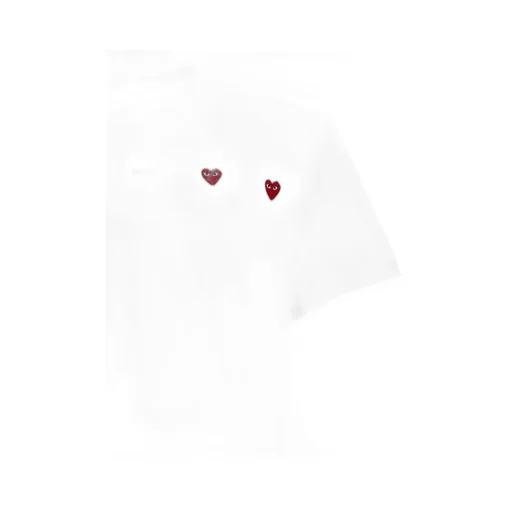 Comme Des GarÇOns Play Triple Hearts Crewneck T-Shirt