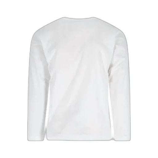 Comme Des GarÇOns Play Logo Printed Long-Sleeved T-Shirt