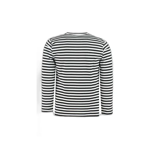 Comme Des GarÇOns Play Striped Long-Sleeved T-Shirt