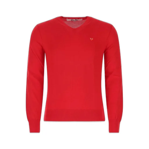 Comme Des GarÇOns Play Heart Patched Pullover