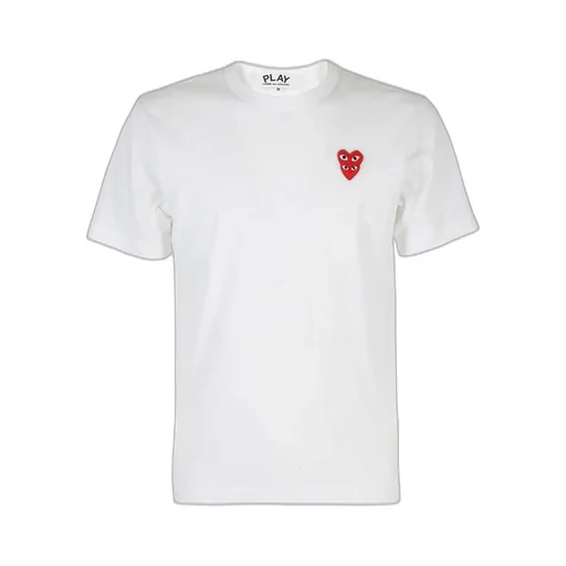 Comme Des GarÇOns Play Logo-Patch Crewneck T-Shirt