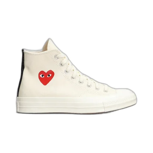 Comme Des Garcons Play X Converse Play Chuck 70 Lace-Up Sneakers