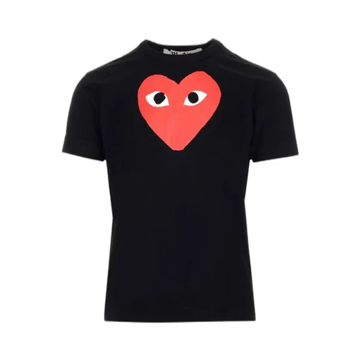 Comme Des GarÇOns Play Heart Printed Crewneck T-Shirt