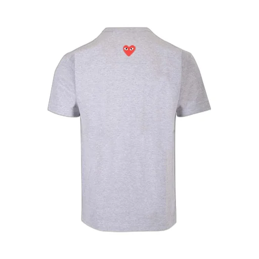 Comme Des GarÇOns Play Logo Patch Crewneck T-Shirt