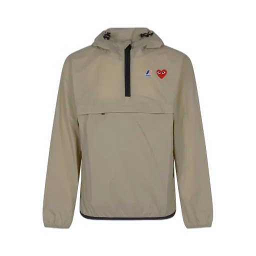 Comme Des GarÇOns Play X K-Way Half Zipped Jacket