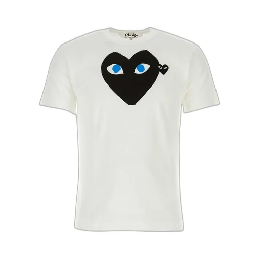 Comme Des GarÇOns Play Heart Printed Crewneck T-Shirt