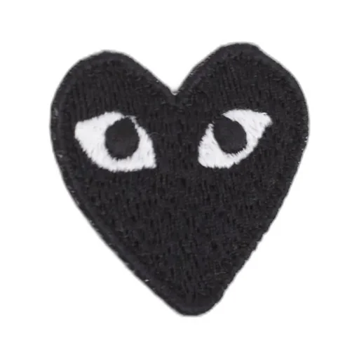 Comme Des GarÇOns Play Heart Logo Embroidered Crewneck T-Shirt