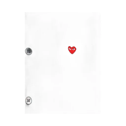 Comme Des Garcons Play Small Heart Patch Knitted Cardigan